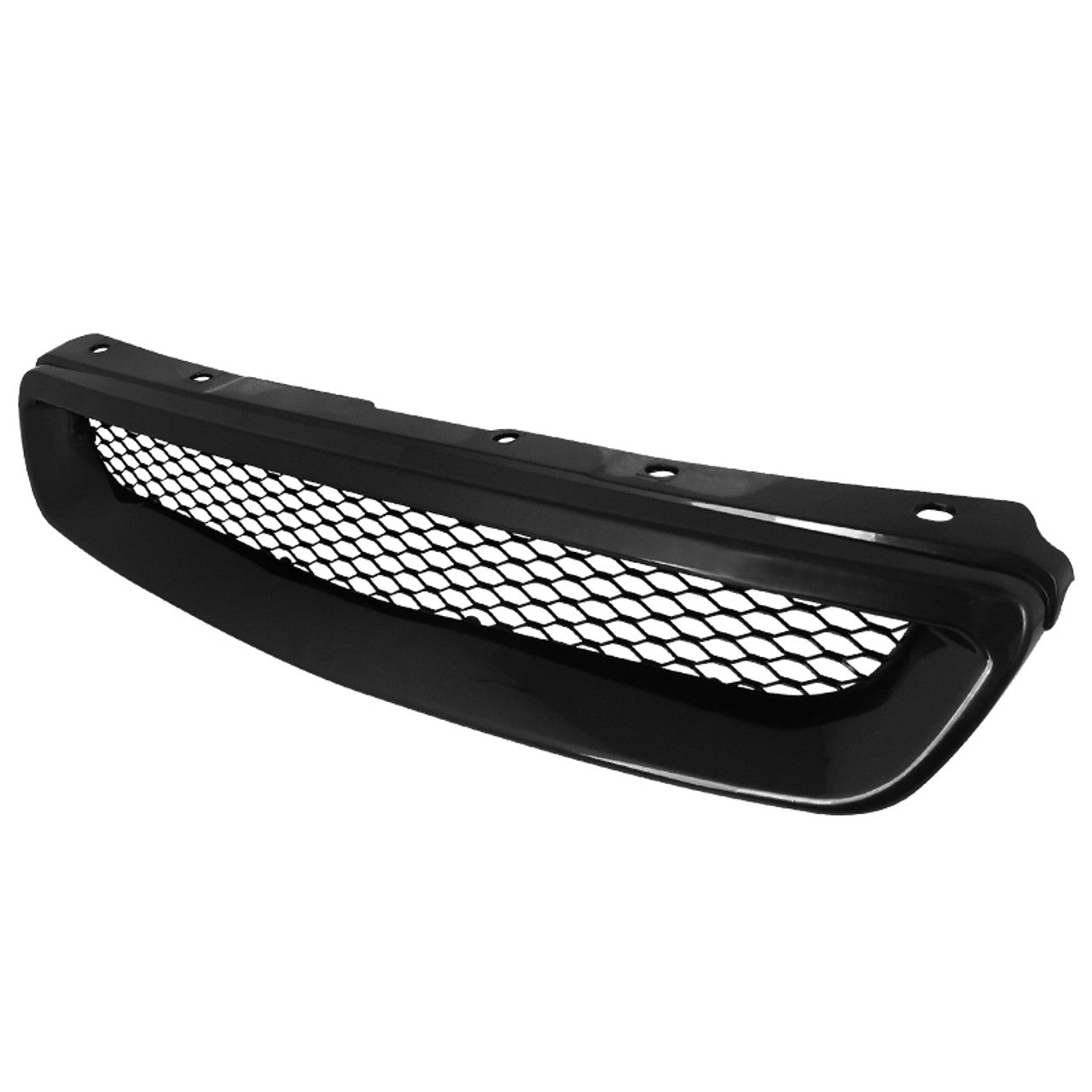 ABS Front Hood Grille Mesh for 1996-1998 Honda Civic - Type R Style Replacement - Upgrade Your Car's Appearance for Street Racing & Car Shows