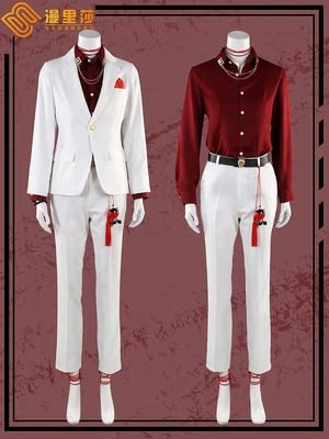 VTuber Vox Akuma Cosplay Costume - NIJISANJI Anime Kimono Outfit for Women & Men | Halloween Party, Convention, Live Stream Fancy Dress Suit with Shoes