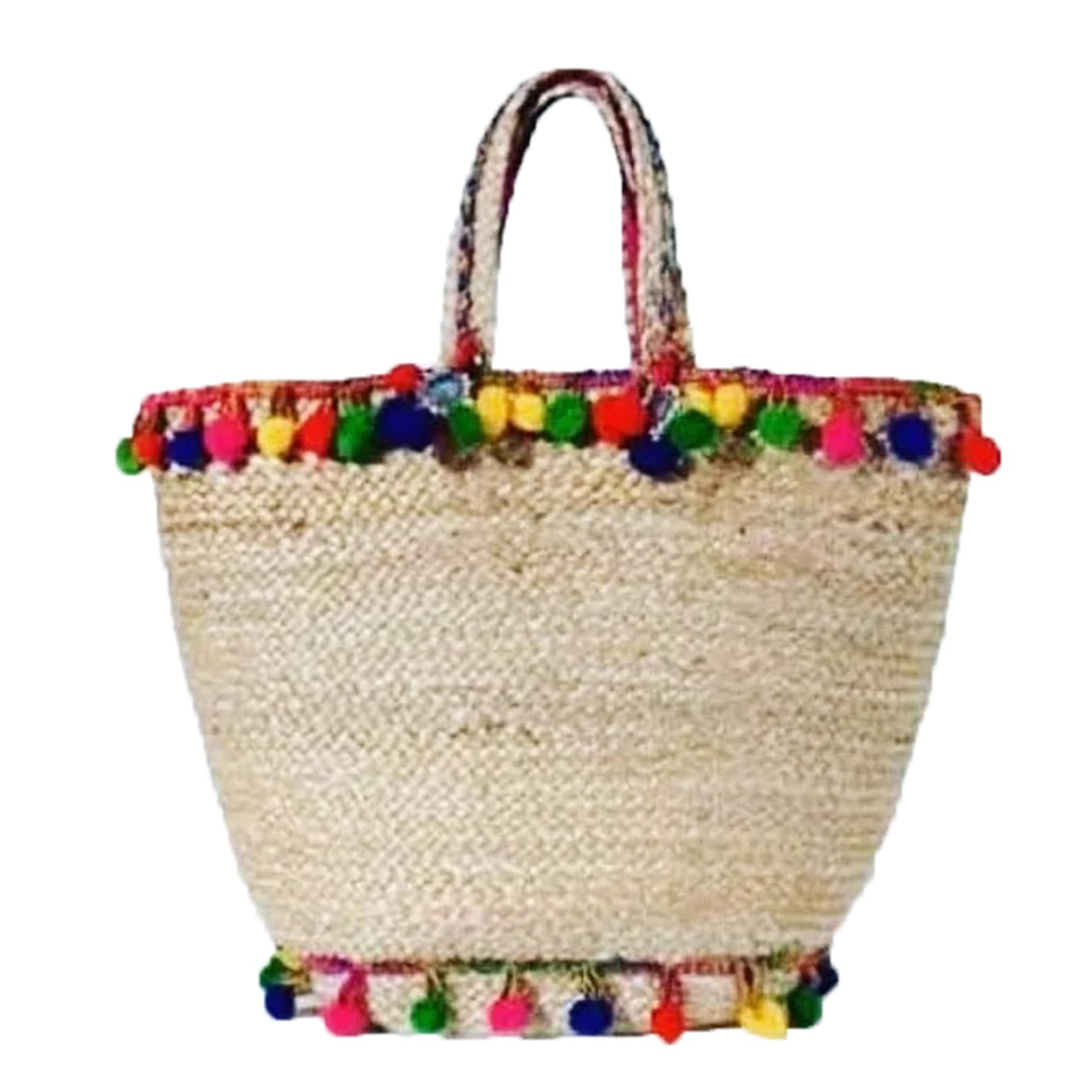Handmade Jute Crossbody Bag - Round Boho Woven Purse for Women, Eco-Friendly Laundry & Storage Basket, Perfect for Grocery Shopping, Beach Day & Farmers Market | by AnkitarTS
