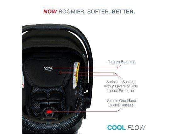 Britax B Safe Gen2 FlexFit Infant Car Seat - Safe & Comfortable Baby Car Seat for Newborns to Toddlers - Perfect for Travel, Daily Commute & Family Road Trips