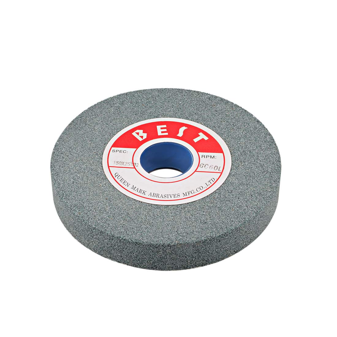 uxcell 6-Inch Green Silicon Carbide Bench Grinding Wheels, GC 60 Grit for Metal Surface Grinding & Sharpening - Perfect for DIY Projects, Metalworking & Workshop Use