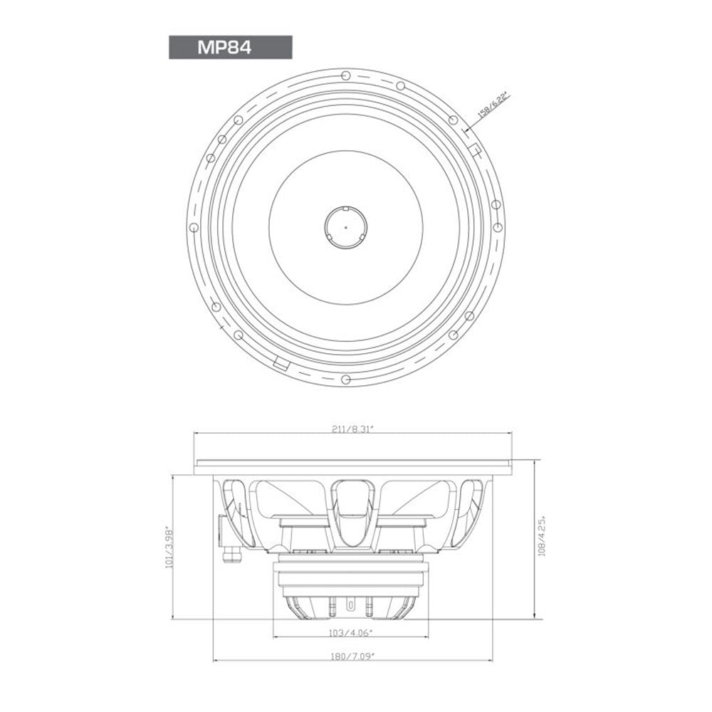 Diamond Audio MP84 MP Series 8