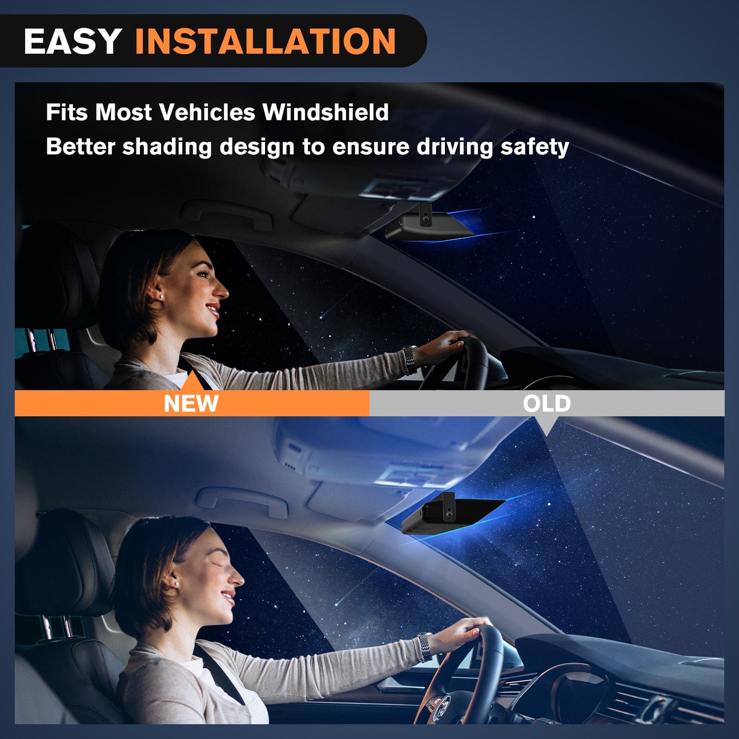 32 LED Blue and White Emergency Dash Strobe Lights with Controller & Suction Cups - High Visibility Warning Lights for Trucks, Police Cars, Security Vehicles, and Roadside Emergencies