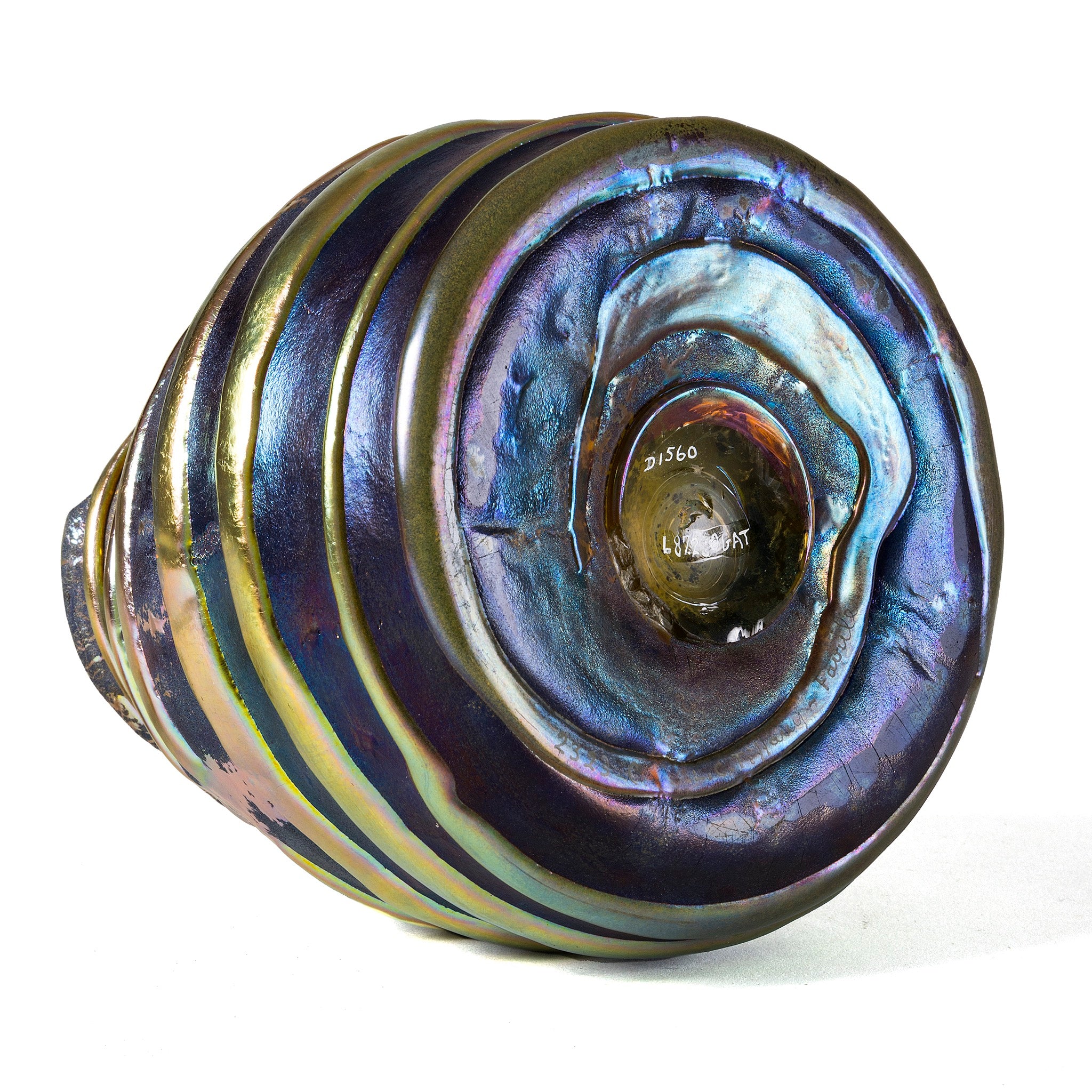 Louis Comfort Tiffany Lava Favrile Vase - Antique Art Glass Collectible for Home Decor & Gift Giving | Perfect for Living Room Display, Office Decor & Luxury Gifts