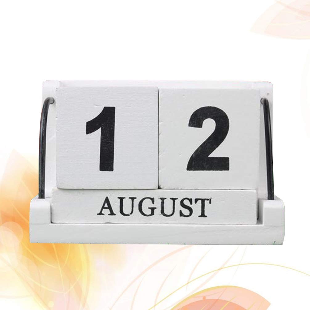 1pc Wooden Calendar - Rustic Home Decor & Wall Art for Farmhouse, Office, or Gift - Perfect for Holidays, Birthdays & Daily Planning