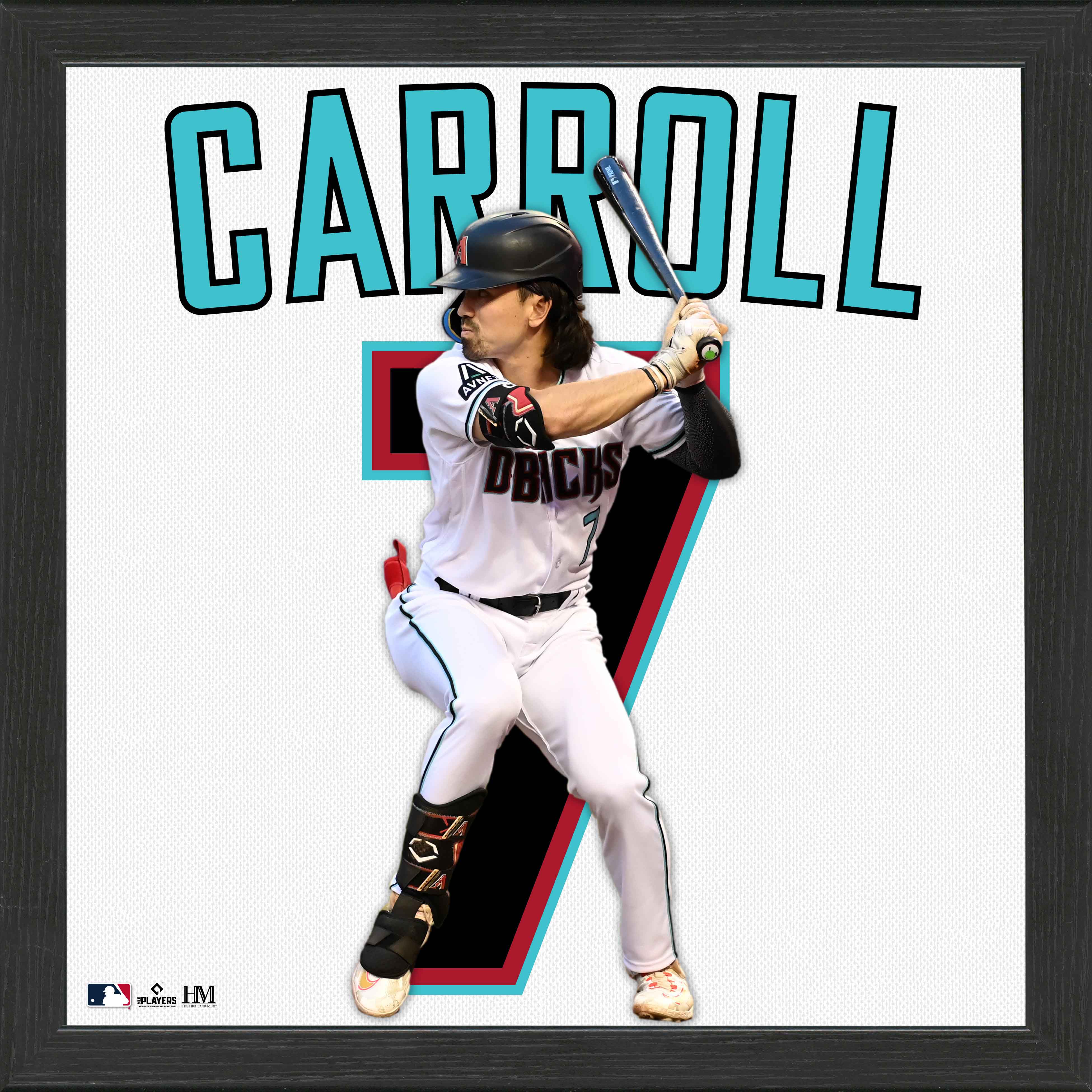 Corbin Carroll Arizona Diamondbacks IMPACT Frame - Premium Baseball Display Case for Collectibles - Perfect for Home, Office, or Sports Memorabilia Showcase