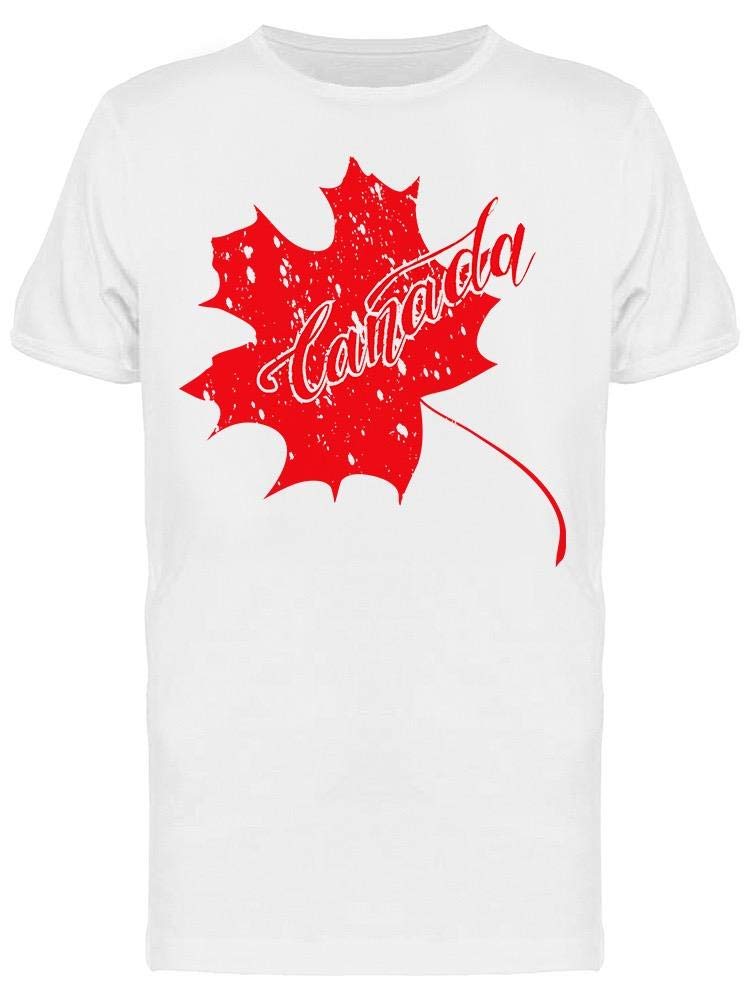Canada Red Maple Leaf T-Shirt for Men - Soft Cotton Graphic Tee - Casual Wear & Outdoor Activities