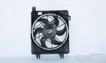 GO-PARTS - Replacement Condenser Fan Assembly for 1996-2001 Hyundai Elantra - Electric Cooling Fan (Part #9773029060) - Perfect for AC System Repair & Engine Cooling Maintenance