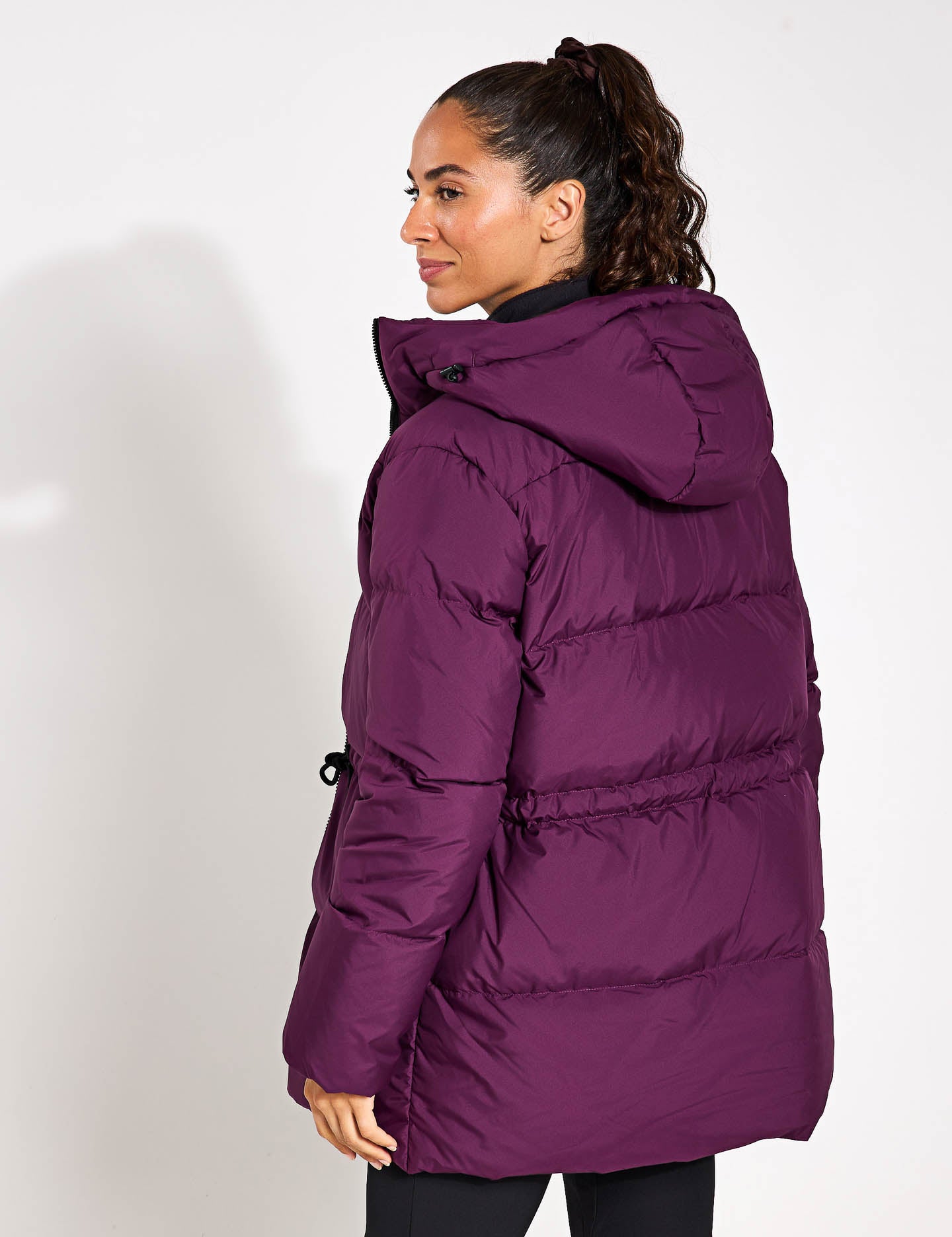 Kirschallee Jacket for Women - Waterproof Winter Coat with Hood, Midnight Plum Color | Perfect for Outdoor Activities, Hiking & Cold Weather Fashion