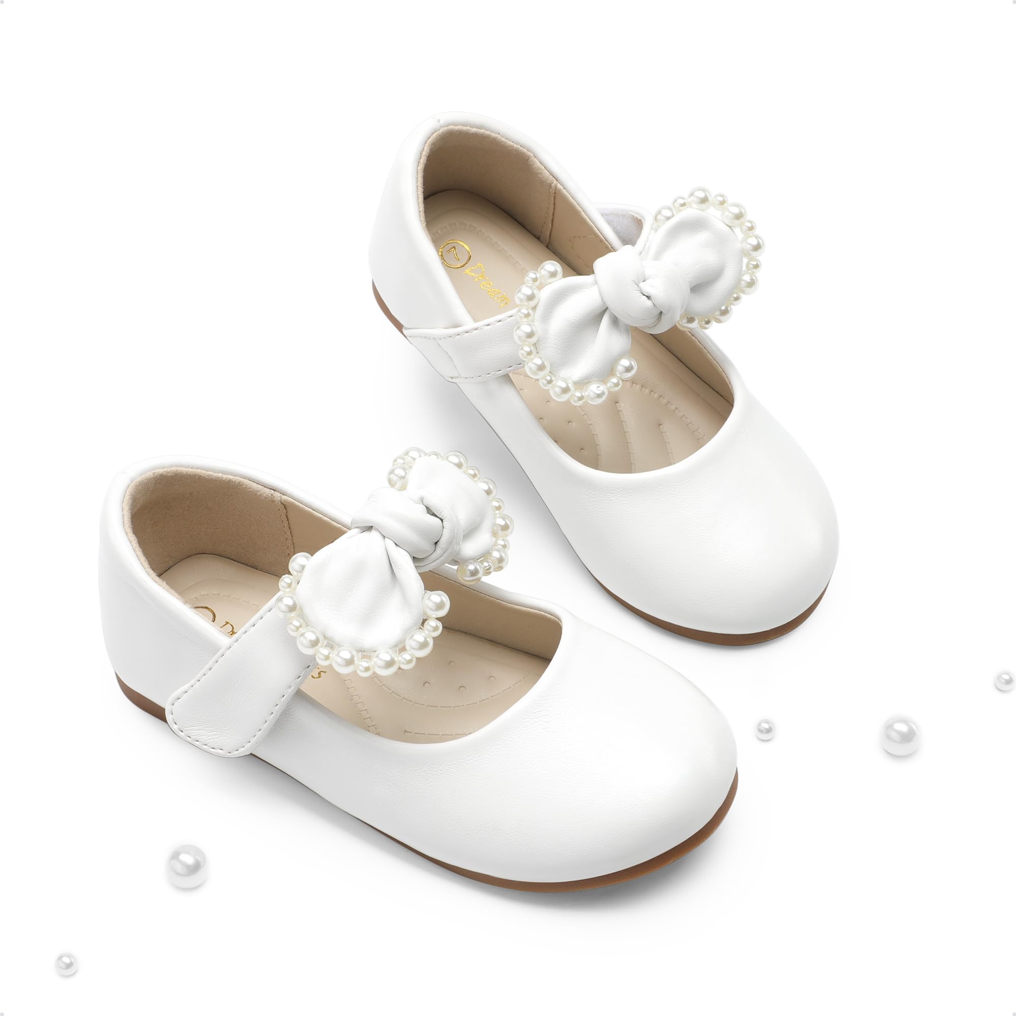 DREAM PAIRS Toddler Girls Flats - Mary Janes Ballet Dress Shoes for Toddlers & Little Girls - Perfect for School, Parties, and Special Occasions