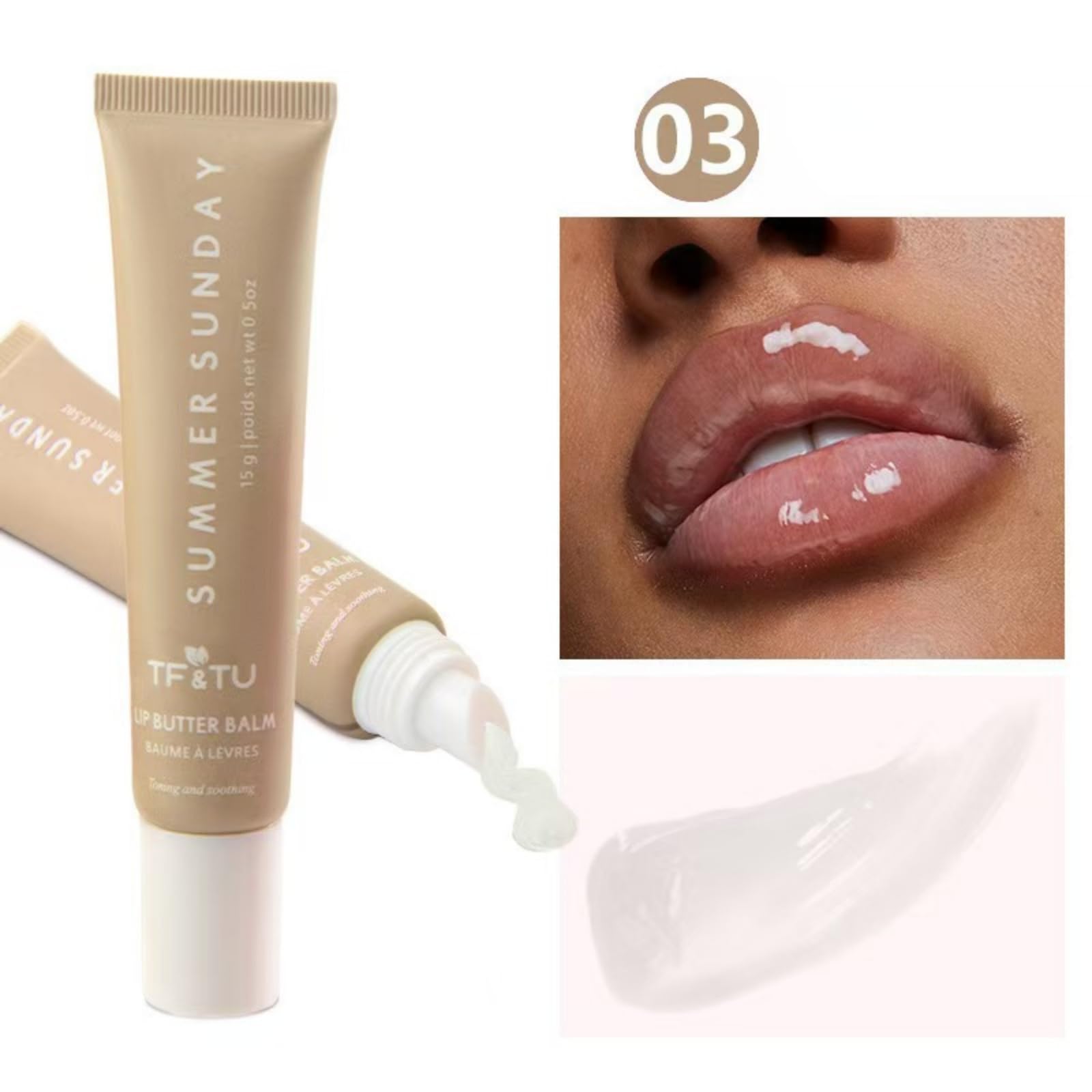 6pcs Summer Tinted Lip Butter Balm - Vegan Moisturizing Lip Balm for Hydration & Shine, Softening & Soothing Skincare Care - Perfect for Daily Use, Beach Days & Makeup Looks