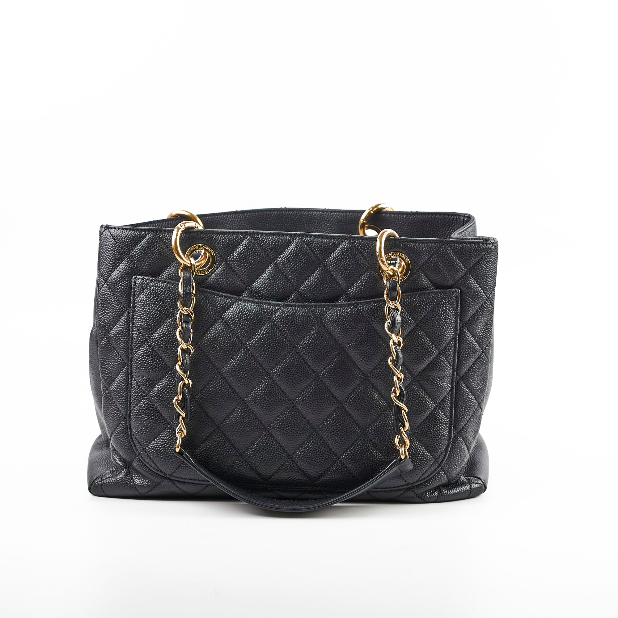 Chanel Caviar GST Grand Shopping Tote Bag in Black - Luxury Leather Handbag for Women, Perfect for Work, Travel & Everyday Use