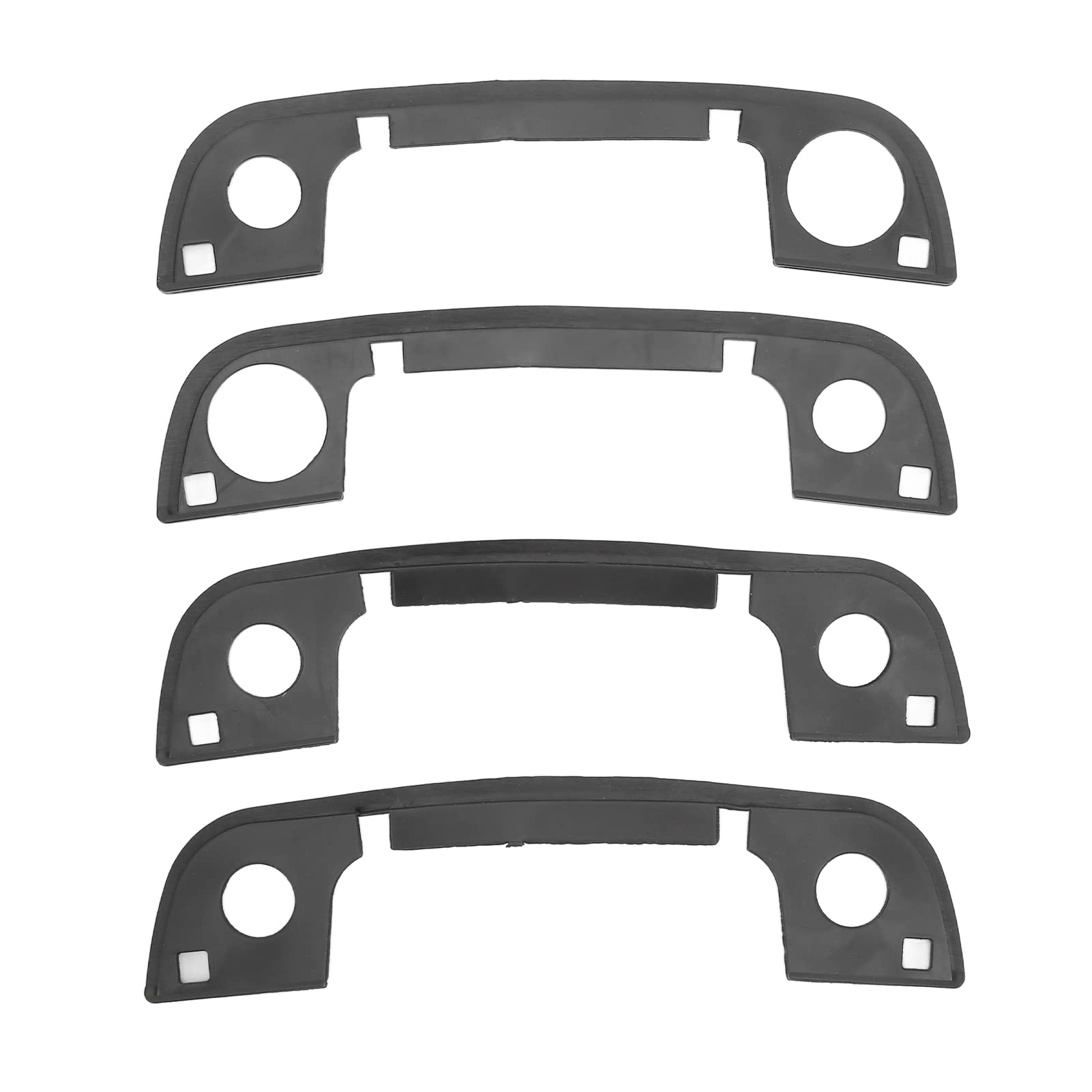 Premium E36 E34 E32 BMW Door Handle Gasket Set - Weatherproof Rubber Seal Replacement for 3 Series 5 Series 7 Series (4-Pack) - Prevent Water Leaks & Noise for Smoother Door Operation