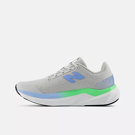 New Balance Kids Propel V5 Grey/White Running Shoes – Lightweight & Breathable for School, Sports & Daily Play