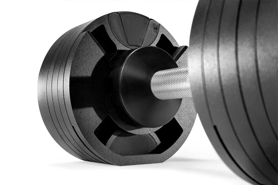 NÜOBELL 80lb Adjustable Dumbbell Set - Classic Weight Lifting Dumbbells for Home Gym, Strength Training & Fitness Workouts - Perfect for Men & Women