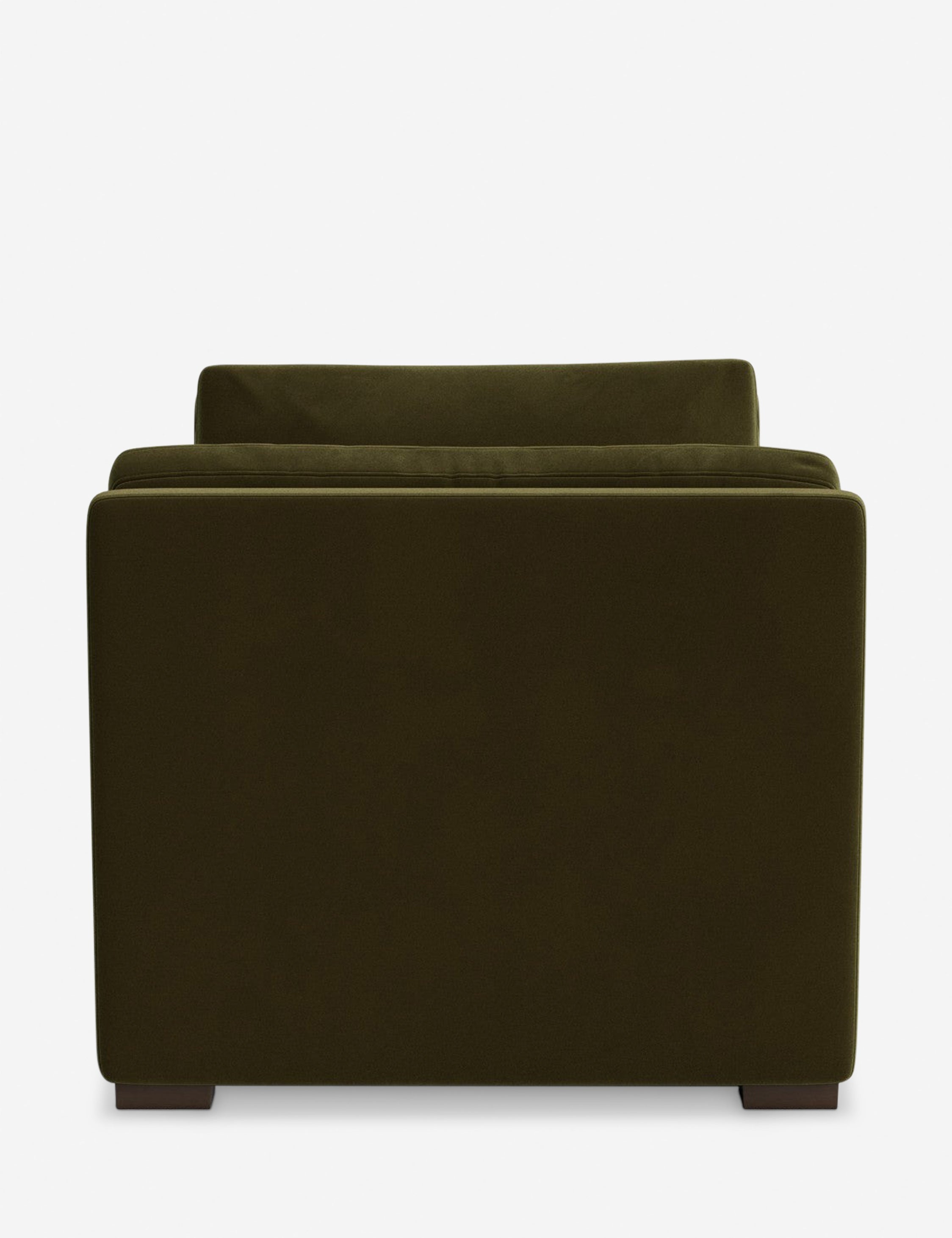 Elvie Chaise - Modern Lounge Chair for Living Room, Bedroom & Office - Comfortable Upholstered Accent Chair with Wooden Legs - Perfect for Relaxing, Reading & Decorating Your Home