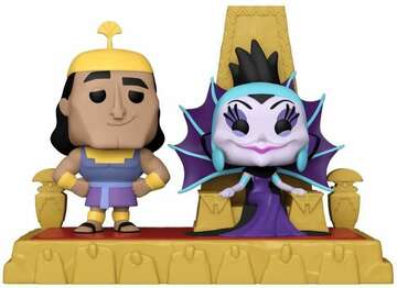 Kronk and Yzma Deluxe Villain Moment - Hot Topic Exclusive #1205 | Disney The Emperor's New Groove Collectible Figure for Fans & Display
