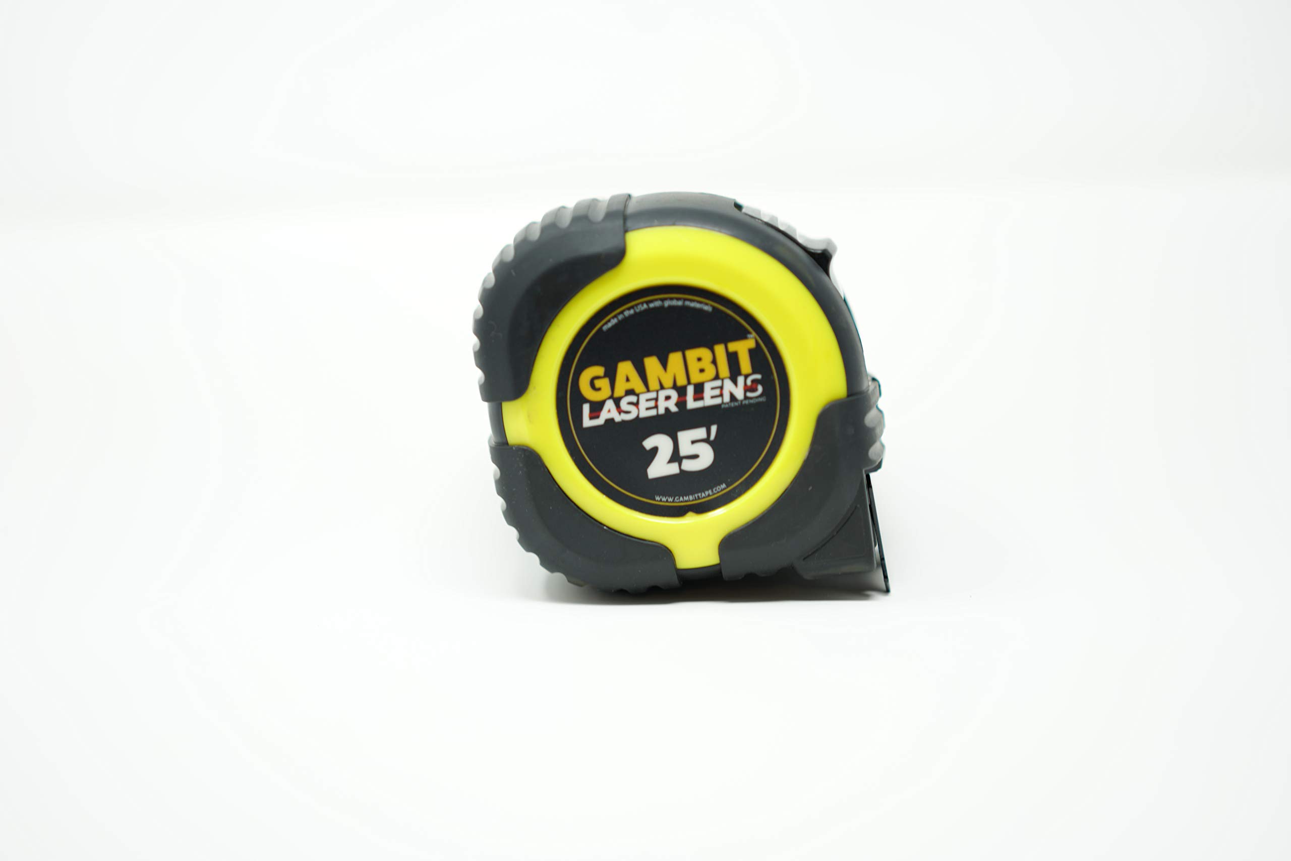 GAMBIT Laser Measuring Tape 2.0 with Reinforced Lens - Durable 100ft Digital Tape Measure for Construction, DIY & Home Improvement Projects