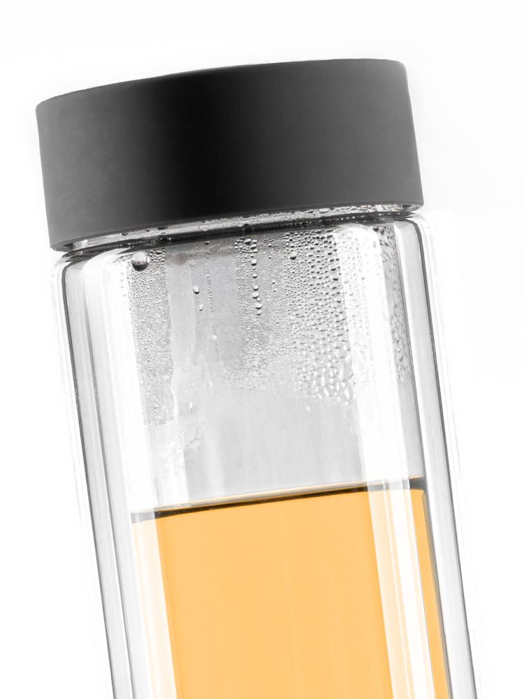 VitaJuwel ViA HEAT Insulated Crystal Infusion Water Bottle - Gemstone-Infused for Energy & Wellness | Perfect for Yoga, Meditation & Outdoor Activities