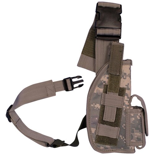 Fox Outdoor Products SAS Tactical Leg Holster (Right Hand) - Durable Pistol Holster for Outdoor Shooting, Hunting & Tactical Training - Perfect for Gun Enthusiasts & Law Enforcement