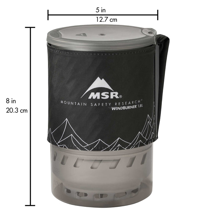 MSR WindBurner Duo Stove System - Compact Camping Stove for Backpacking & Outdoor Cooking | Perfect for Hiking, Camping Trips & Emergency Preparedness