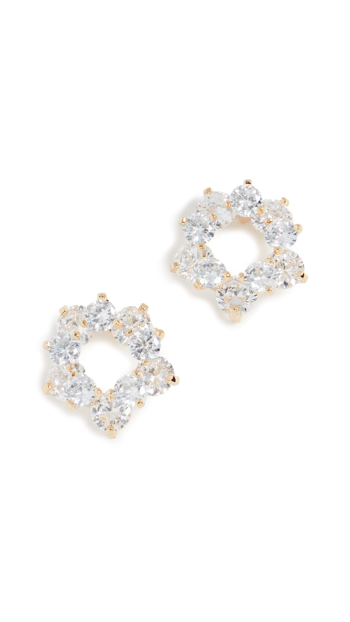 SHASHI Women's Babe Stud Earrings - 14K Gold Plated Minimalist Stud Earrings for Women, Hypoallergenic Cubic Zirconia Earrings | Perfect for Everyday Wear, Office, Party & Gift Giving