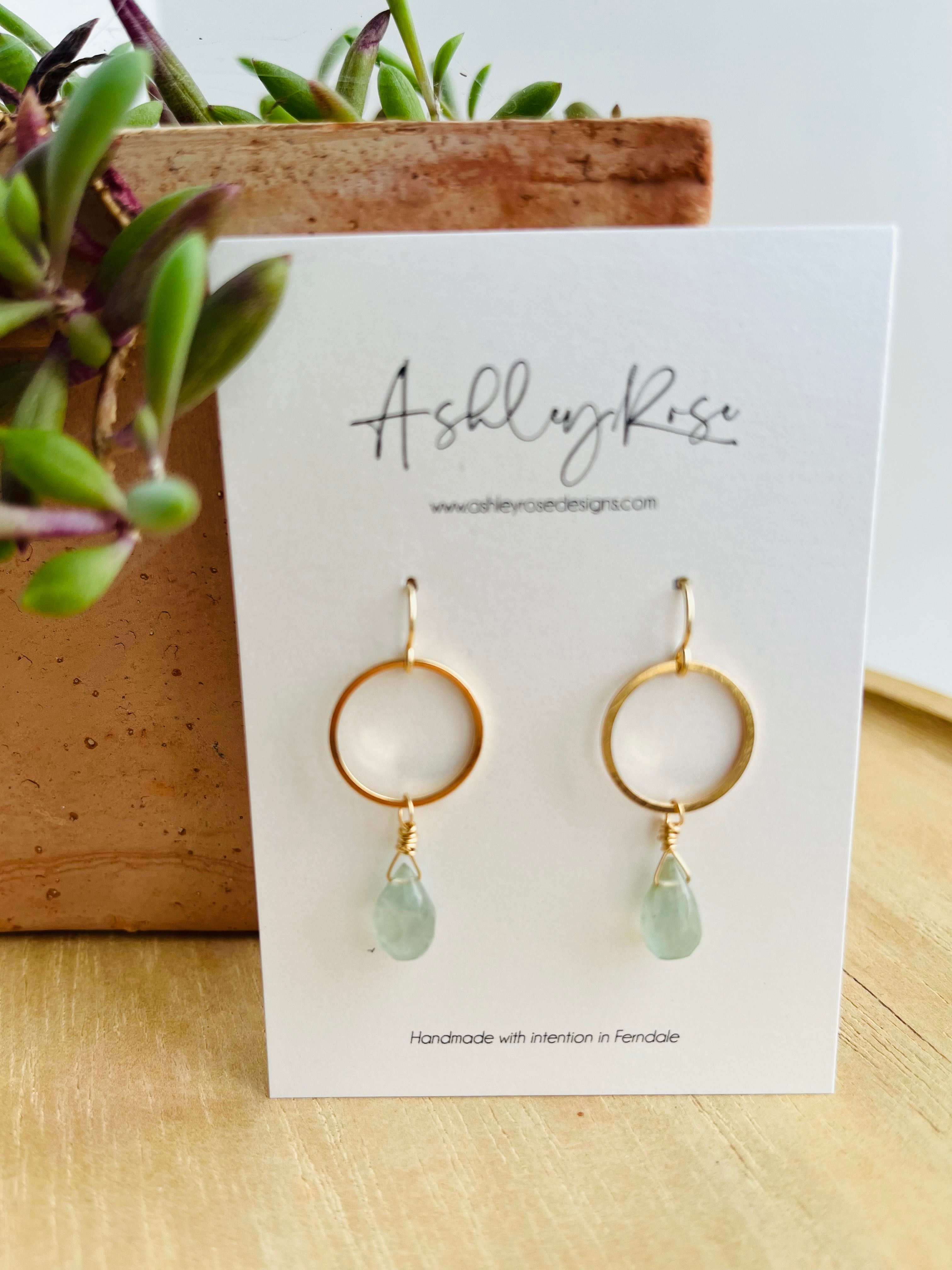 Ashley Rose Earrings for Women - Elegant Floral Dangle Earrings for Daily Wear & Special Occasions