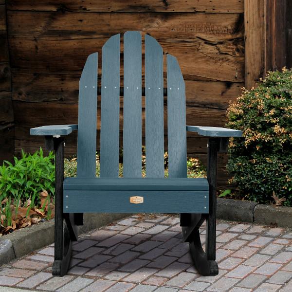 Premium Adirondack Rocking Chair - Solid Wood Outdoor Rocker for Patio, Garden & Porch - Comfortable & Durable for Relaxing, Reading & Enjoying Nature