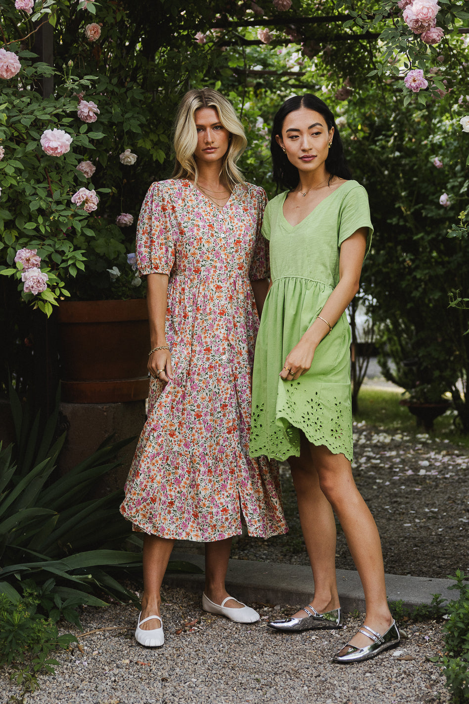 Aria Green Eyelet Lace Mini Dress - Women's Floral Summer Dress for Beach, Wedding & Party | Final Sale