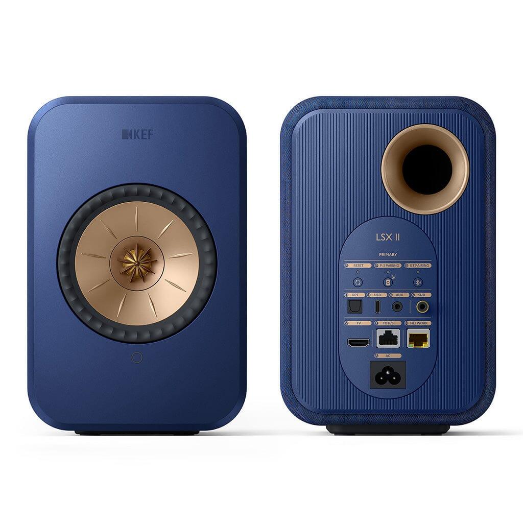 KEF LSX II Wireless Powered Bookshelf Speakers - Hi-Fi Audio System with Bluetooth & WiFi Connectivity for Home Theater, Music Streaming & Gaming Setup