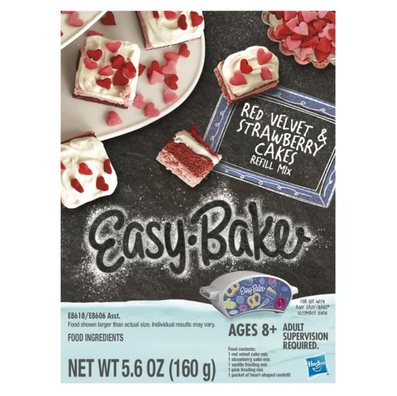 Easy Bake Oven Gift Set with 4 Baking Mixes & Accessories - Red Velvet Cupcakes, Donut, Pizza, Whoopie Pies - Includes Unicorn Sprinkles & Designer Kit - Perfect for Kids Baking, Birthday Gifts & Pretend Play