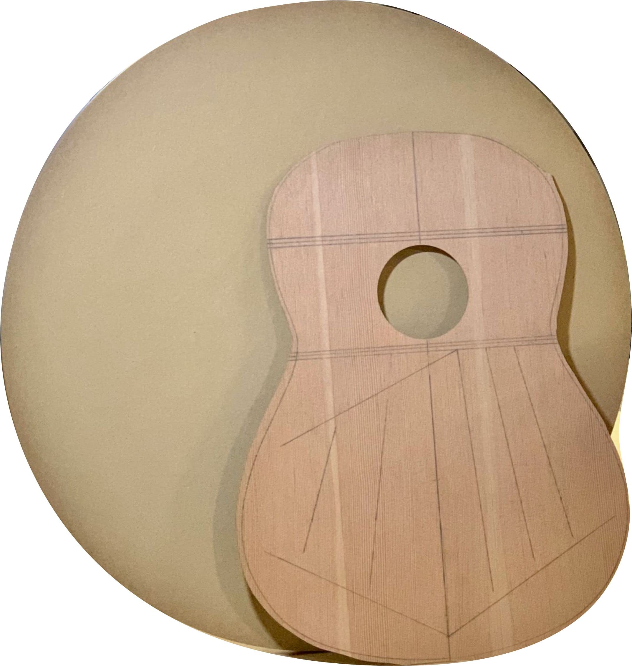 28 Foot Radius Dish for Guitar Building - Perfect for Luthiers & Guitar Makers - Ideal for Shaping Guitar Necks & Bodies - Woodworking Tool for Professional & DIY Guitar Crafting