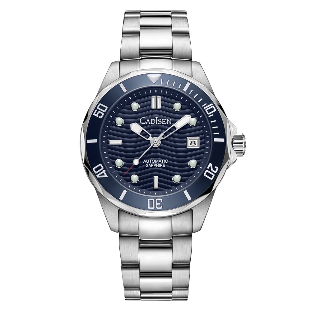 Luxury NH35A Automatic Watch - Sapphire Crystal, Ceramic Bezel, Stainless Steel, 10Bar Waterproof for Men | Business & Casual Wear