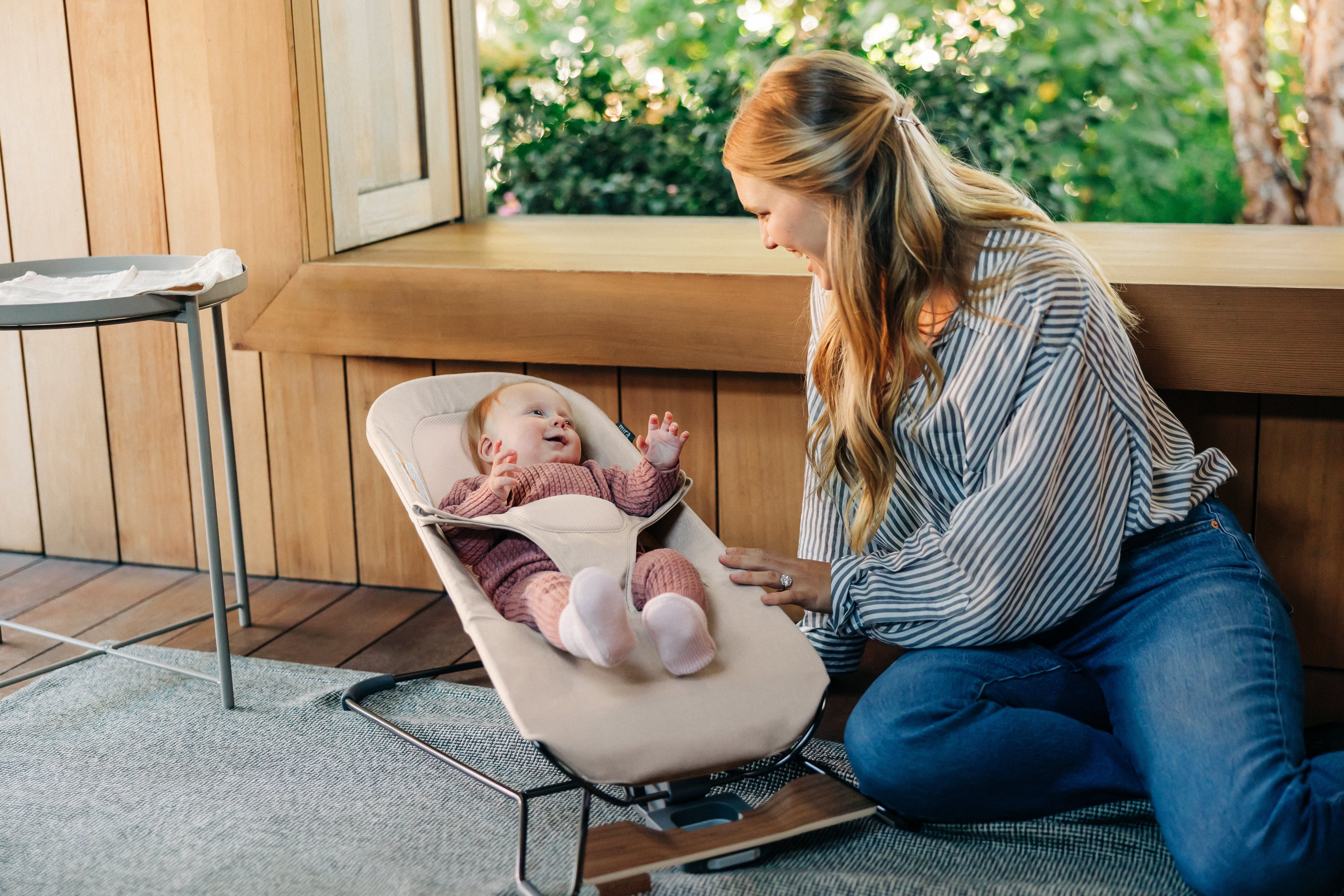 Uppababy Mira 2-in-1 Baby Bouncer and Seat - Convertible Infant Rocker & Lounger for Newborns to Toddlers - Perfect for Nursery, Living Room & Travel