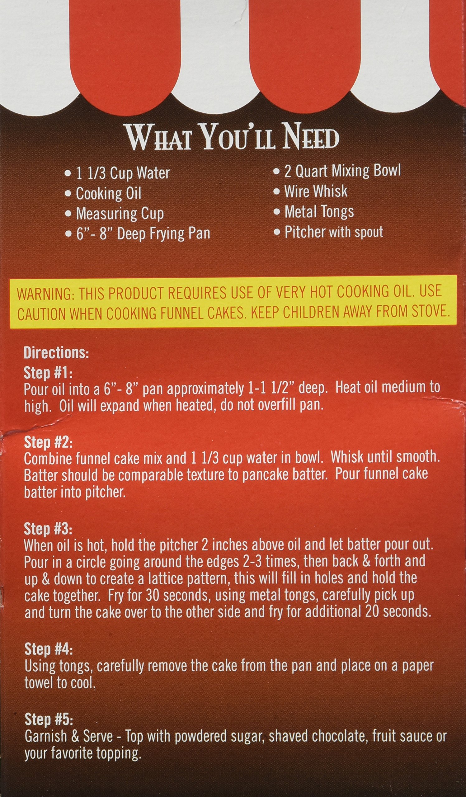 Fun Pack Foods Funnel Cake Mix - Easy Homemade Carnival Treats for Parties & Family Gatherings | Perfect for Fairs, Birthdays & Dessert Lovers