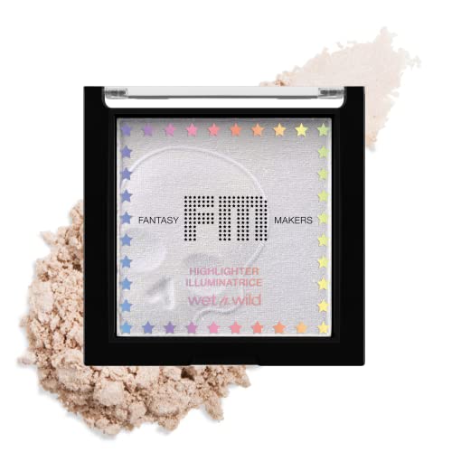 Wet n Wild Highlighting Powder - Haunted Hills Shimmer & Glow | Vegan & Cruelty-Free Face Highlighter for Contouring & Glowing Makeup | Perfect for Daytime & Nighttime Looks