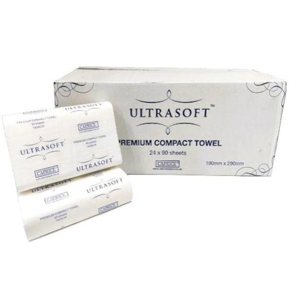 UltraSoft Compact Interleaved Towels 19cm x 29cm (7.5