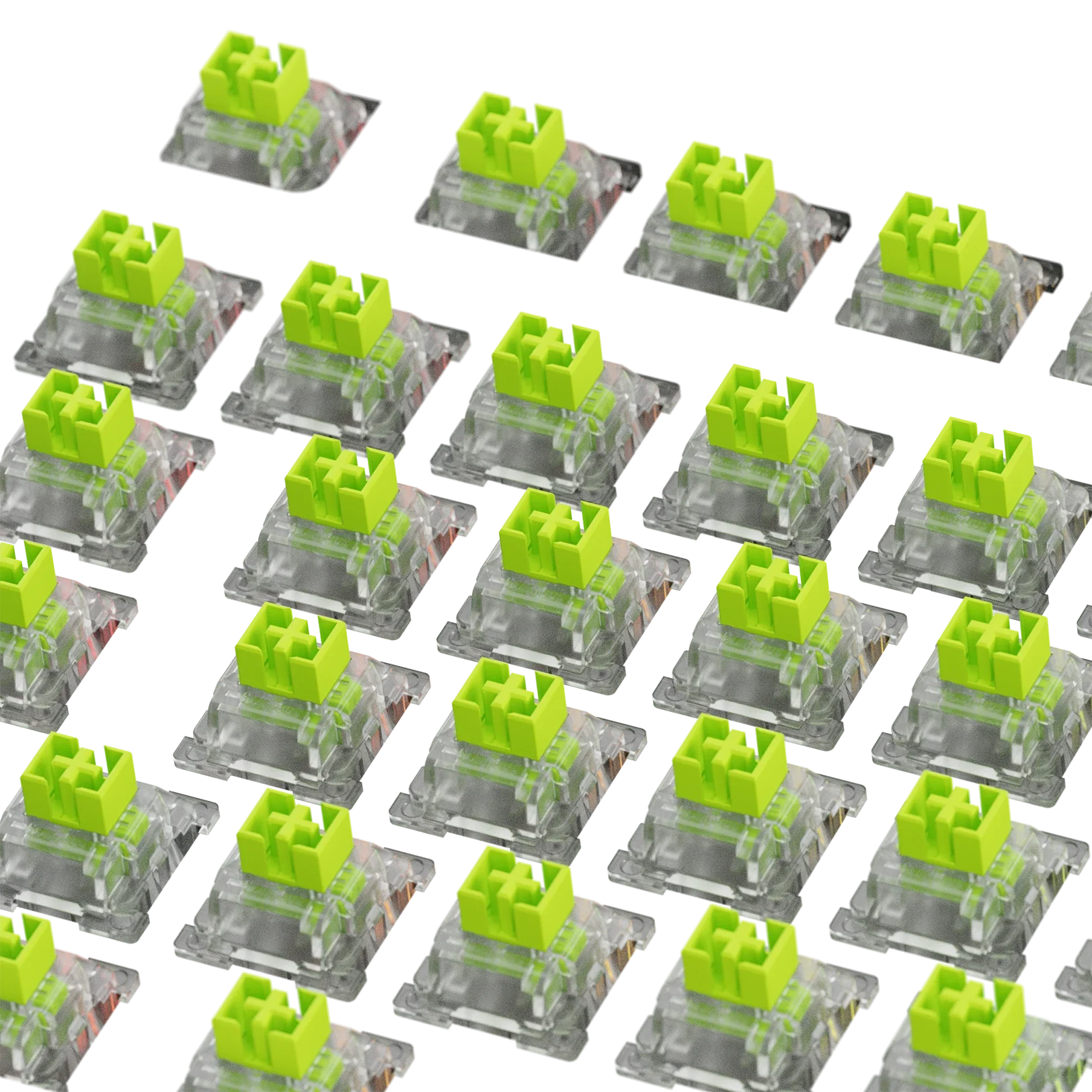 Glorious Raptor Standard HE ANSI 75 Mechanical Keyboard Switches - Smooth Linear Switches for Gaming & Typing | Perfect for PC, Mac & Custom Keyboard Builds