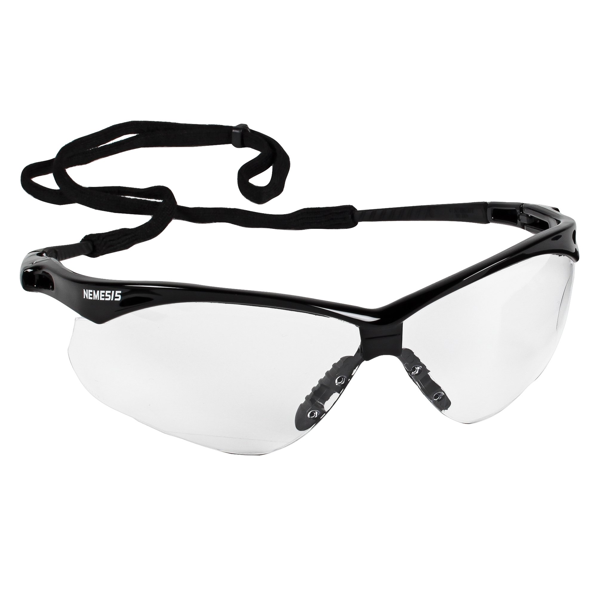 KLEENGUARD Nemesis CSA Certified Safety Glasses (20379) - Clear Anti-Fog Lens with Black Frame - 12 Pairs/Case - Ideal for Construction, Lab Work & Industrial Safety Protection
