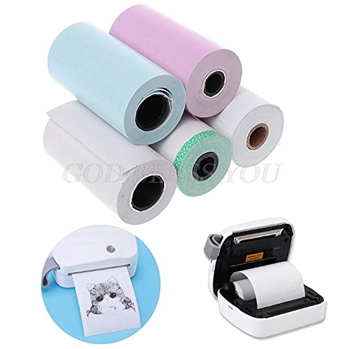 Thermal Printer Sticker Roll - Mini Printable Clear Photo Paper for Label Printing - Smudge-Proof & Portable - Ideal for DIY Crafts, Shipping Labels & Home Office Use (Color: A)