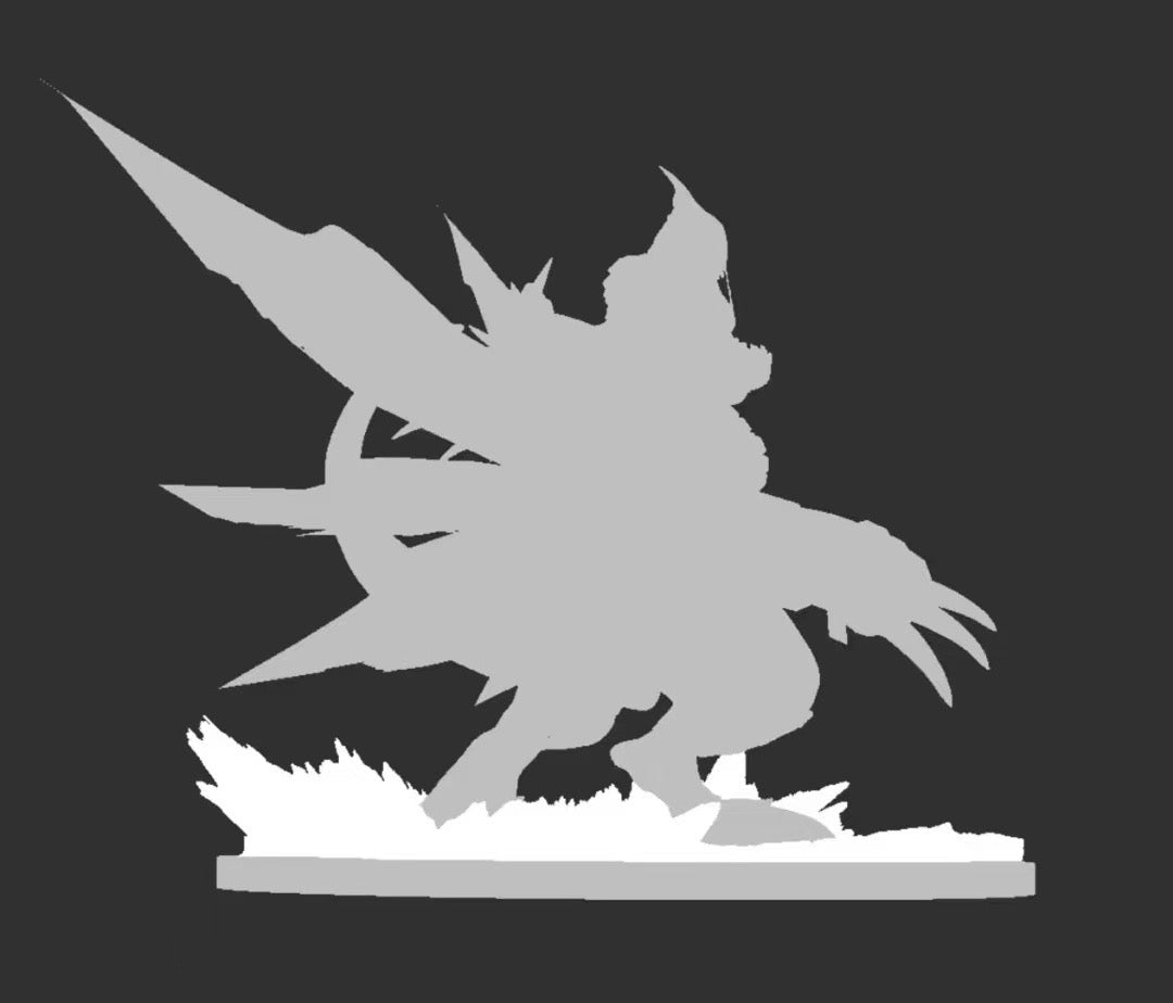 Buy MOTU Studio Black War Greymon Action Figure - Premium Collectible Dark Digimon Toy for Display & Battles | Perfect for Anime Fans & Digimon Collectors
