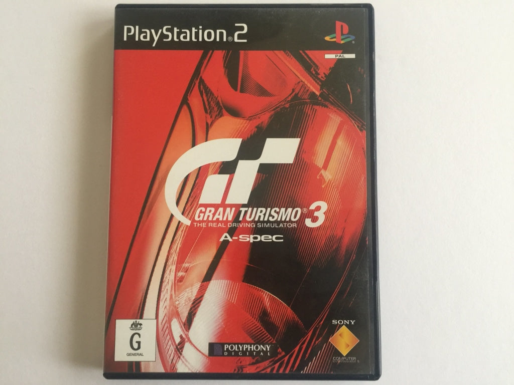 Gran Turismo 3 A-Spec - Complete PS2 Game in Original Case - Perfect for Racing Game Collectors & Retro Gaming Enthusiasts