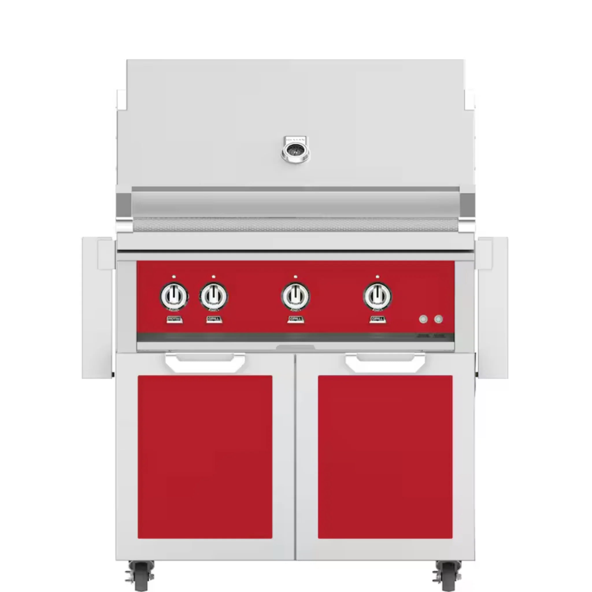 Hestan 36-Inch Freestanding Gas Grill with Double Access Doors - GBR36 GCD36 Model - Perfect for Outdoor Cooking, Backyard BBQs, and Patio Entertaining