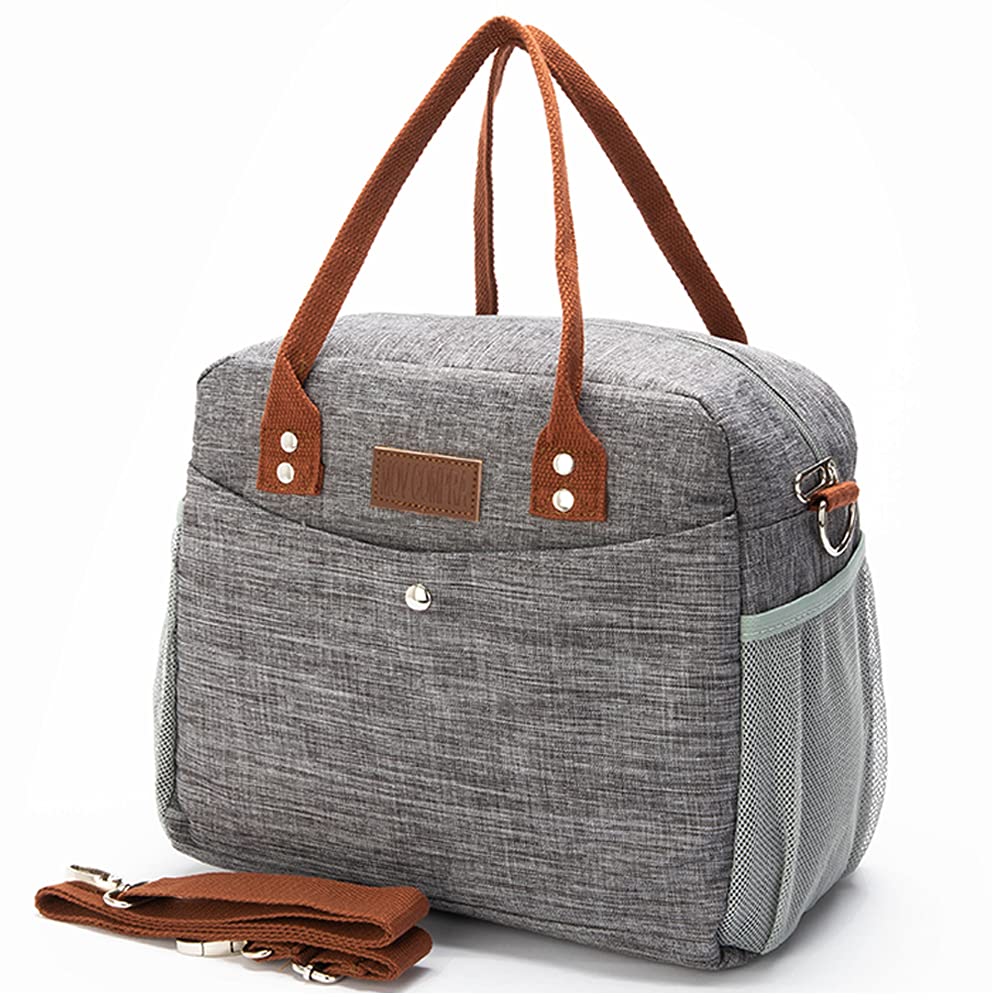 Reusable Insulated Lunch Bag for Women - Durable Waterproof Thermal Lunch Tote with Adjustable Shoulder Strap | Perfect for Work, Office, Picnics & Outdoor Activities