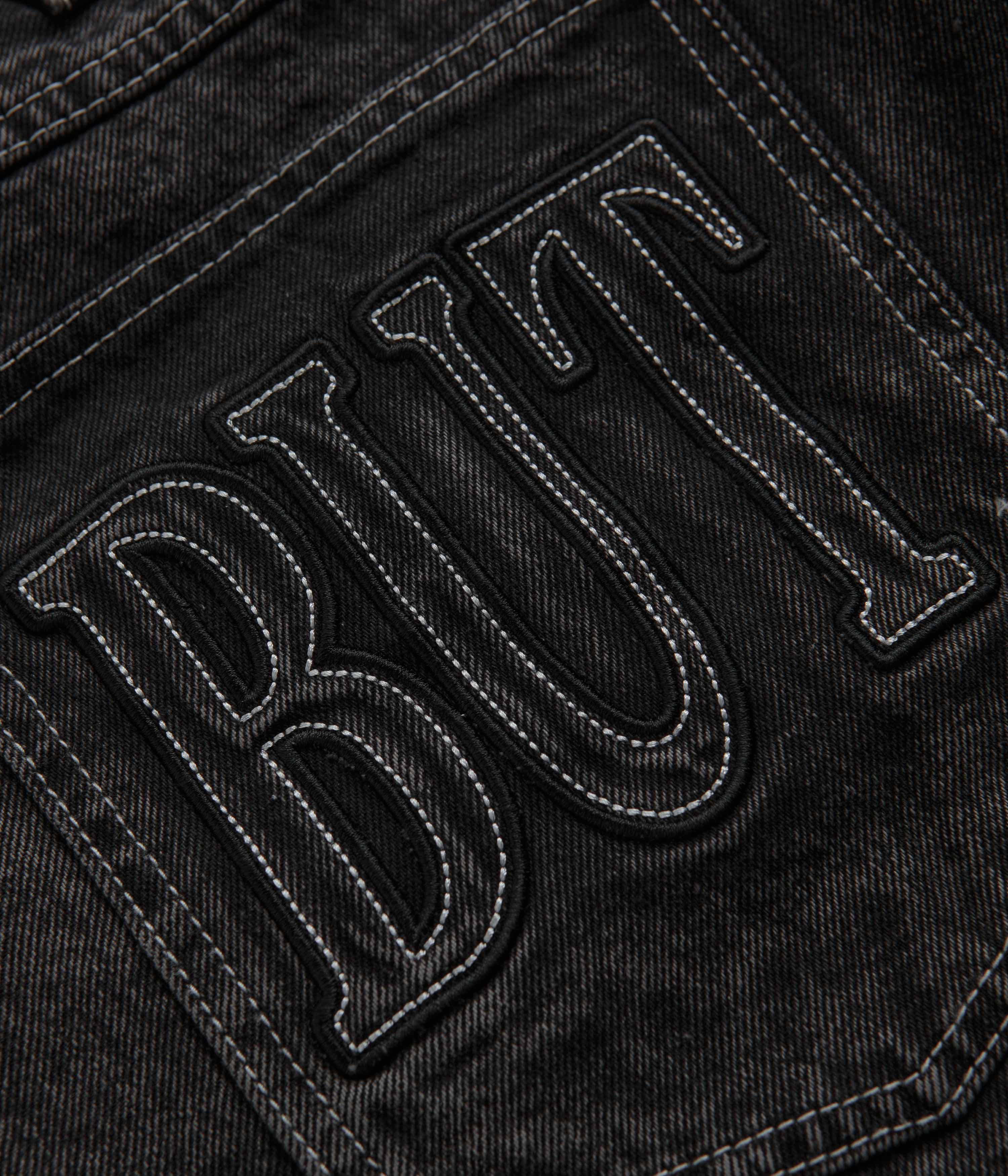 Butter Goods Applique Acid Black Jeans - Trendy Distressed Denim Pants for Women | Perfect for Casual Outfits, Streetwear & Night Out Looks