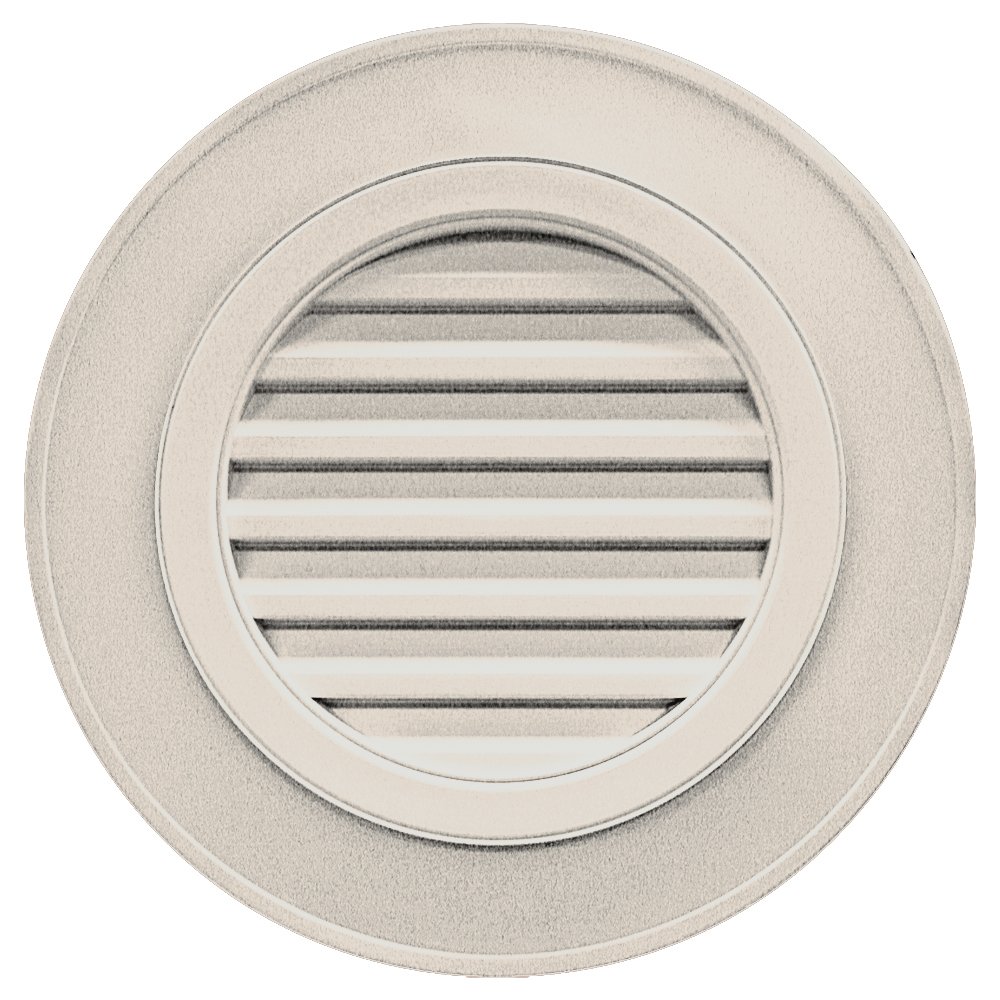 Builders Edge 120032828048 Almond Vent - Roof & Attic Ventilation for Improved Airflow & Energy Efficiency - Perfect for Home & Commercial Buildings