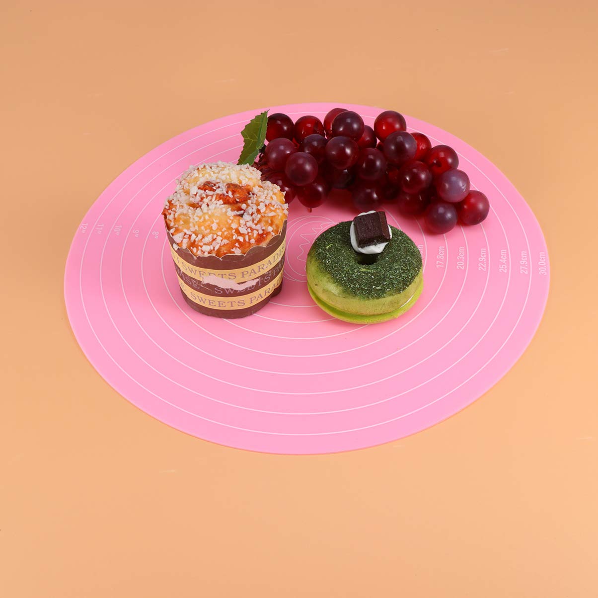 Non-Stick Silicone Baking Mat for Pastry, Pie Crust & Fondant - Measurement Rolling Mat with Scale - Perfect for Baking, Cooking & Kitchen Use