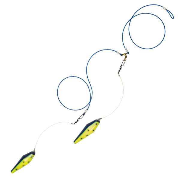 Boone Little Lulu 7.5in Bonita 2 Pin Rigged Ultimate Pin Tease Fishing Lure - Perfect for Bass and Trout Fishing in Freshwater Lakes