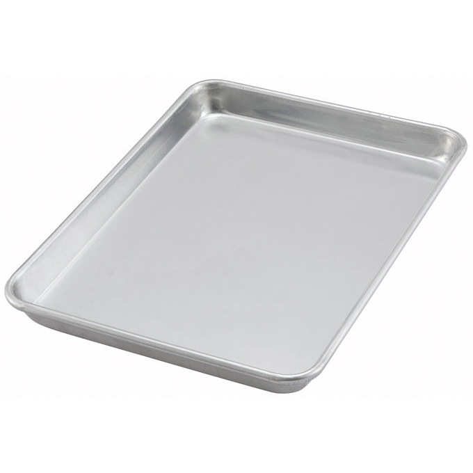 Winco 1/4 Size Sheet Pan 10 x 13 - Commercial Grade Aluminum Baking Tray for Cookies, Roasting, and Meal Prep - Perfect for Restaurants, Bakeries, and Home Kitchens