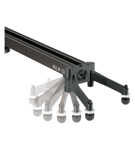 Libec ALX S8 Professional Camera Slider - Smooth 8-Inch Travel for DSLR & Mirrorless Cameras - Perfect for Video Shooting, Vlogging, and Cinematic Productions